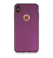 Apple İphone Xs Max Kılıf First Silikon - Mürdüm