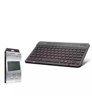Hadron HDX2507 Bluetooth Smart Klavye RGB Aydınlatmalı Kablosuz Şarjlı Klavye - Siyah - 1 ADET