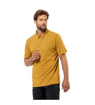 Jack Wolfskin Delgami Polo Erkek Outdoor Tişört Sarı
