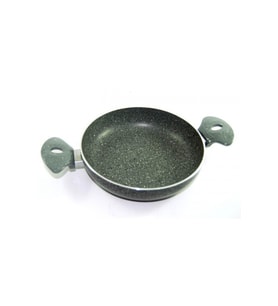 New and Single Granit Cift Kulp 18 cm Tava Yumurta Tavası Yanmaz Yapışmaz Tava