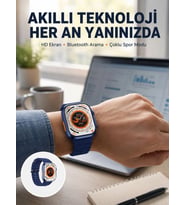 Ultra Akıllı Saat 420x480 Ips Ekran Kalp Atış Yeni Nesil