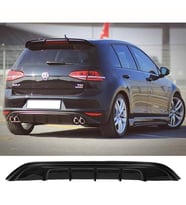 Vw Golf 7 Style Difüzör Parlak Siyah Plastik 2012 2013 2014 2015 2016 2017 Arka-difizör-bodykit-ek