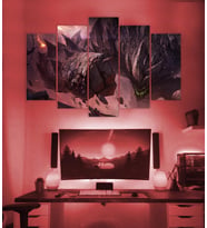 Yoktayok 5 Lİ MDF LEAGUE OF LEGEND MALPHİTE TABLO 60 X 90 CM