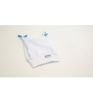 Sema Baby Yenidoğan Kurdelalı Bebek Şapka - Beyaz (Renksiz)