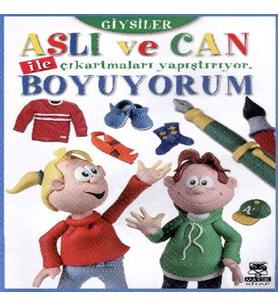 Aslı Ve Can Giysiler Çıkartma Boyama