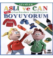 Aslı Ve Can Giysiler Çıkartma Boyama