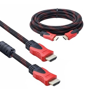 Powermaster PM-3202 5 Metre Yüksek Hızlı 1.4V HDMI Kablosu 1080P-4K-3D Dayanıklı Örgülü Dış Kılıf