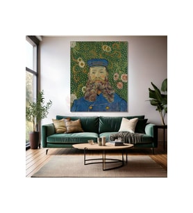 Van Gogh Kanvas Tablo Kanvas Duvar Tablosu Empresyonizm Tablo Portrait of Postman