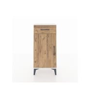 Arges Komodin 2 Raflı Tek Çekmeceli Tek Kapaklı 44x30x96 Aytaşı-Çam