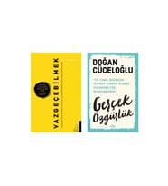 Vazgeçebilmek + Gerçek Özgürlük- 2 Kitap Set - Iş Bankası Özel Set Vazgeçebilmek Kitabı