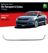 Drs Tuning Jetta Uyumlu Krom U Formlu Ön Tampon Çıtası 1 Parça. 2011-2014