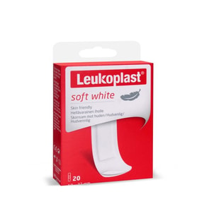 Leukoplast Soft White 19x72 mm 20 Adet Yara Bandı