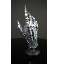 Lotr Yüzüğü, Yüzüklerin Efendisi Sauron Eli, Gerçek Metal Yüzük ile, 3d baskılı Sauron eldiveni, elle boyandı. (Siyah)