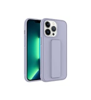 Apple iPhone 14 Pro Uyumlu Kılıf Zore Qstand Kapak (Gri)
