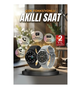 Çok Fonksiyonlu Akıllı Saat Çağrı Cevaplama ve Bildirim Görüntüleme Özellikli Uzun Pil Ömürlü Akıllı