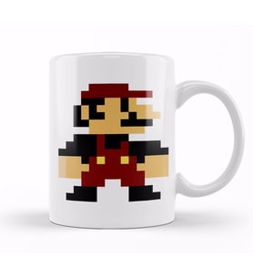 Super Mario Bros Kupa Bardak Porselen