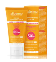 Alldermo Spf50+ Güneş Koruyucu Krem  Kuru Hassas Cilt 50 ml