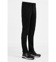 Siyah Pamuklu 5 Cep Düz Paça Slim Fit Casual Denim Pantolon 1023255159