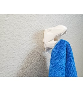 T-Rex Duvar Banyo Havlu Elbise Kıyafet Askısı