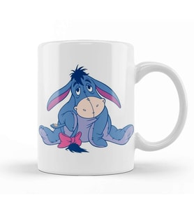 Winnie The Pooh Eeyore 09 Kupa Bardak Porselen