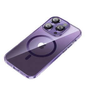 BİKAPAK MAGSLIM IPHONE 15 PRO MAX MOR KAPAK