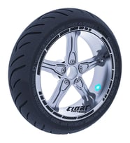 Siyah Karbon Fiber Moto GP Stili Jant Şeridi Sticker Reflektif, Floresan, Özel R