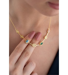 925 Ayar Gümüş Model Kolye