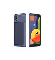 Durukar® Samsung Galaxy A01 Core Kılıf Auto Focus Karbon Kapak - Lacivert