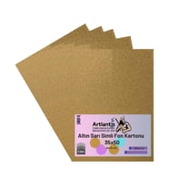 Simli Fon Kartonu 35x50 5 Adet Artlantis Simli Fon Kartonu 35*50 5 Adet