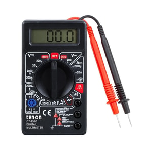 Tenon DT-830D Siyah DC/AC Voltaj Akım Ölçer Dijital Multimetre Ölçü Aleti