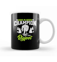 Funny Bigfoot Hide N Seek Champion Since 1967 Kupa Bardak Porselen