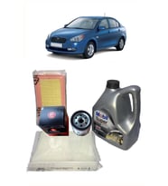HYUNDAİ ACCENT ERA YAĞ BAKIM SETİ 1.4 1.6 BENZİNLİ VE LPG'Lİ MOTORLAR İÇİN MOBİL 10W 40