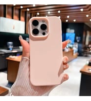 Iphone 16 Pro Max Uyumlu Kılıf Lansman Silikon Ve Esnek (Şeker Pembesi)