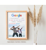 Babaya Özel Ahşap Çerçeve– Babalar Günü Hediyesi, Babaya Doğum Günü Hediyesi, Yıl Dönümü Hediyesi, Kişiye Özel Hediye, Fotoğraflı Hediye, Google Çerçevesi