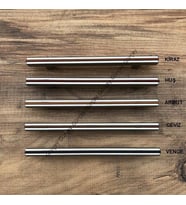 Plastik Ahşap Desenli Kulp CNR 160mm (2 Adet) Armut (Gri)