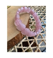 Nelleovana Özel Kesim Pembe Kuvars Bileklik