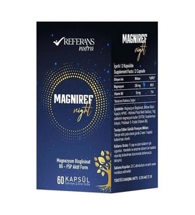 Referans Magniref Night 60 Kapsül