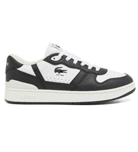 Lacoste T-Clip Set Leather Mens Sneaker Hakiki Deri Erkek Günlük Spor Ayakkabı Beyaz Siyah