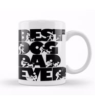 Best Dog Dad Ever Cool Gift Kupa Bardak Porselen