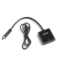 Dark HDMI Erkek to VGA Dişi + SES Çevirici