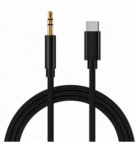 SChitec Type-C to 3.5mm Aux Ses Kablosu 1m Siyah HG/AXC-11