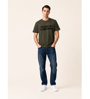 VIGOSS ACTION OVERSIZE BASKILI ERKEK T-SHIRT 63079-30226