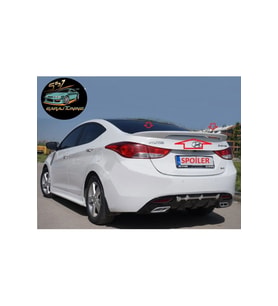 HYUNDAİ ELANTRA SPOYLER (2010-2016) FİBERGLASS BOYASIZ