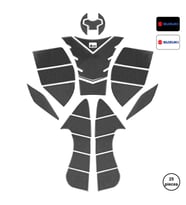 Grippatch - Suzuki Hayabusa 2024 ile Uyumlu Kaydırmaz 6D Karbon 25 Parça Tank Pad Seti GC57