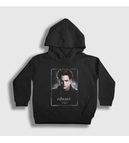 Presmono Unisex Çocuk Siyah Edward Cullen Vampire Twilight Kapüşonlu Sweatshirt 311077tt