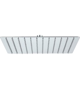 T-MAY Banyo Sart Kare Tepe Duş Seti Başlığı 30x30 Paslanmaz Metal (Krom)