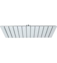 T-MAY Banyo Sart Kare Tepe Duş Seti Başlığı 30x30 Paslanmaz Metal (Krom)