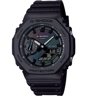 CASIO G-SHOCK GA-2100RW-1ADR SİYAH SİLİKON KORDON ANALOG/DİJİTAL ERKEK KOL SAATİ