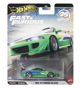 Hot Wheels Premium - 1995 Mitsubishi Eclipse - Fast & Furious (1/64) 25th Anniversary