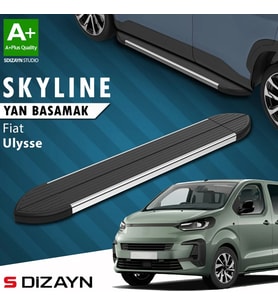 S-Dizayn Fiat Ulysse Skyline Krom Yan Basamak 213 Cm 2022 Üzeri A+ Kalite